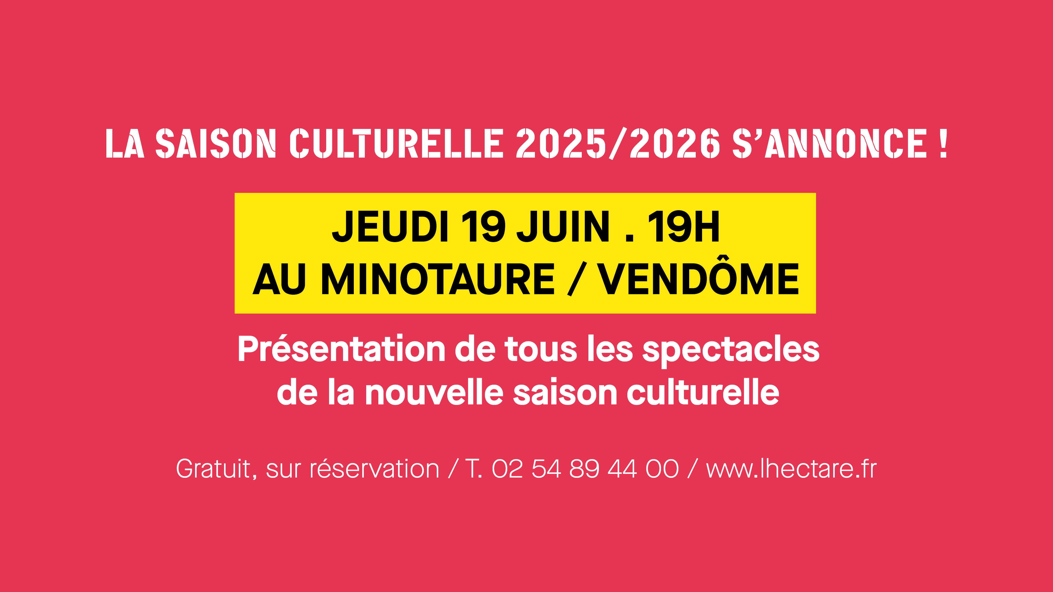 Saison culturelle 2025/2026