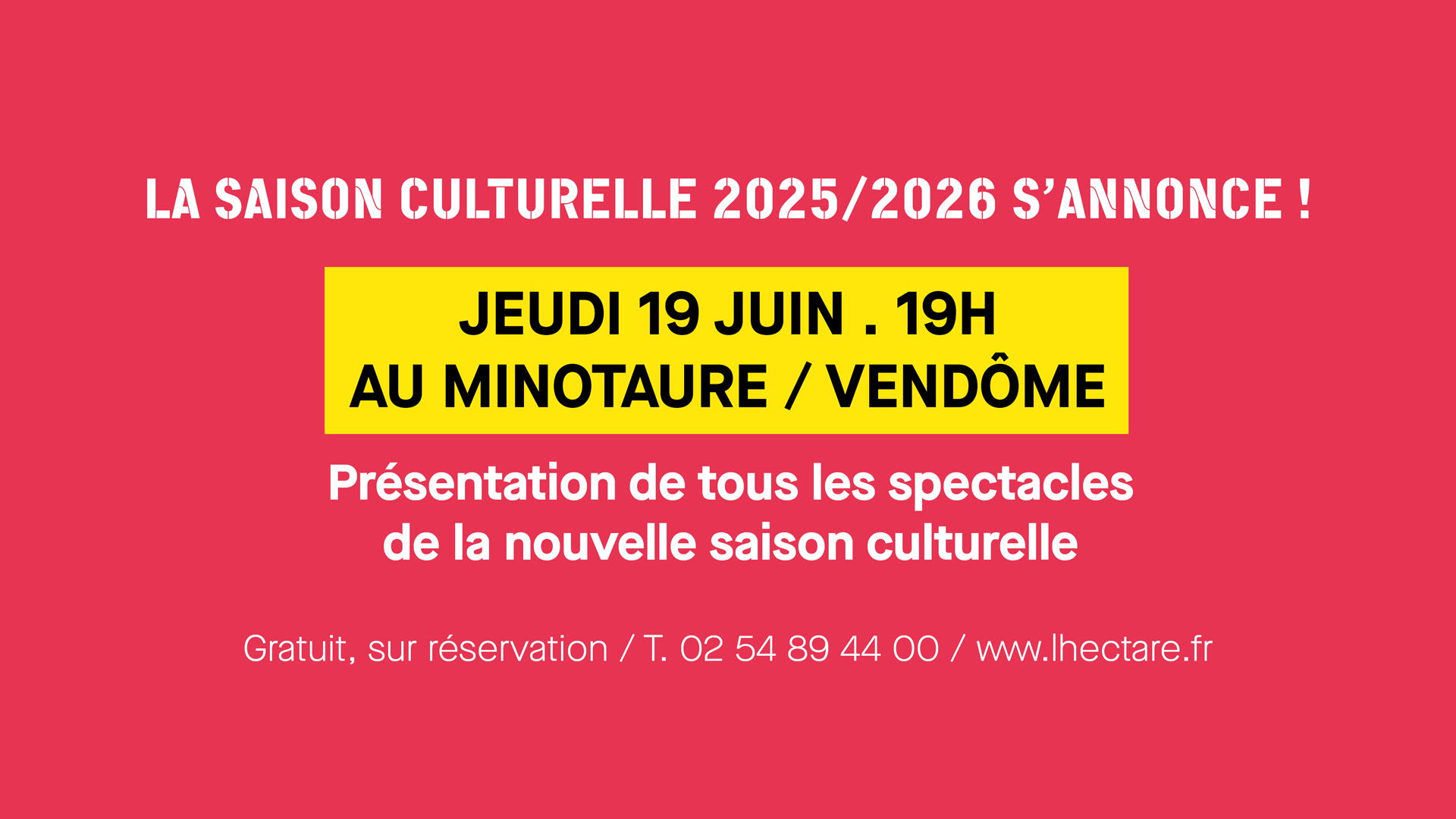 Nouvelle saison - Jeudi 19 juin